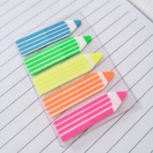 Sticky markers pencil shaped