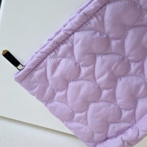 Lilac cosmetic bag