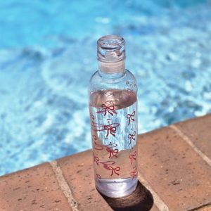 500ml acrylic bottle bow